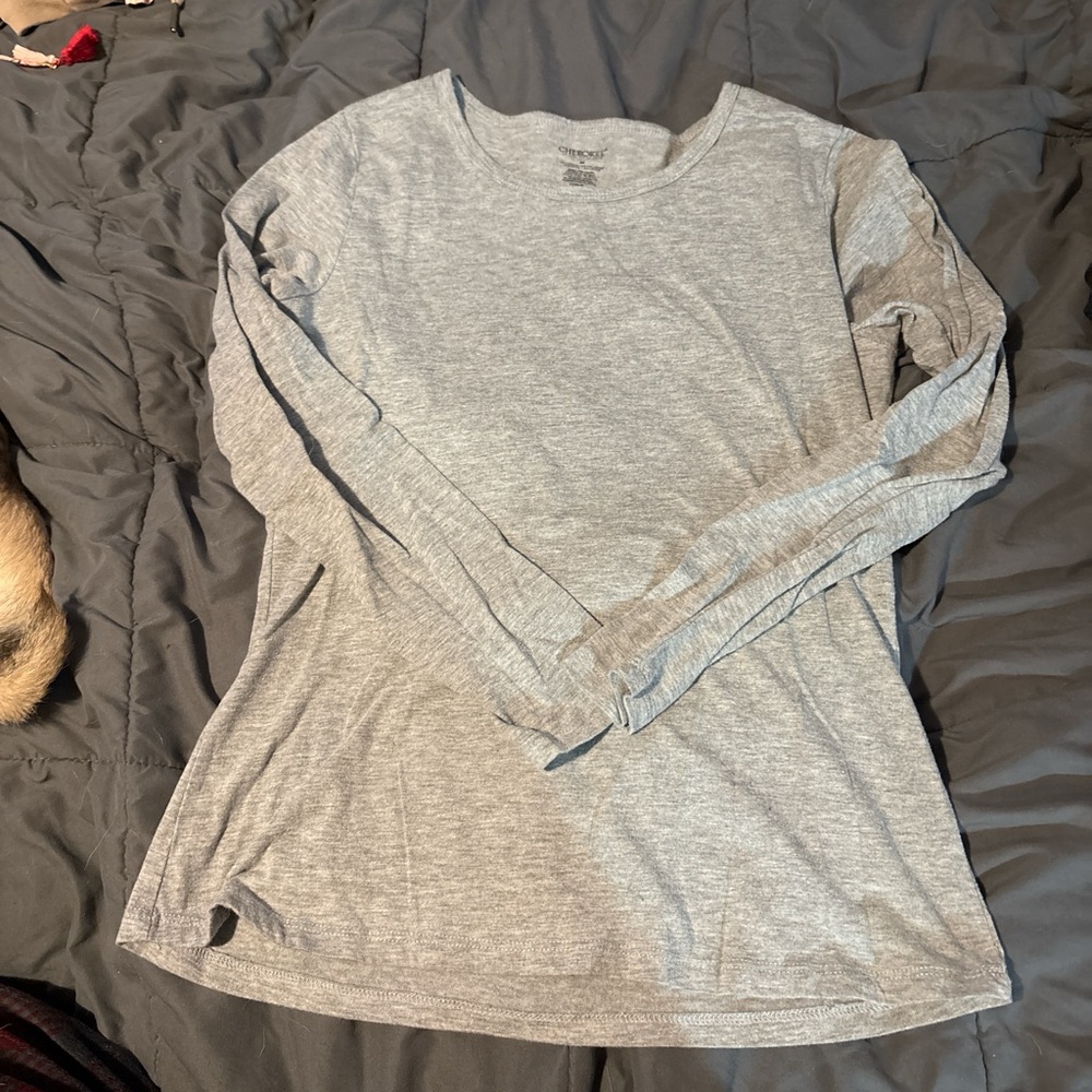 Cherokee Gray Long Sleeve Tee